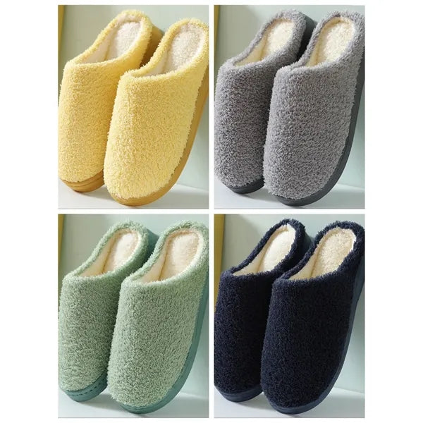 Soft Plush Cotton Slippers
