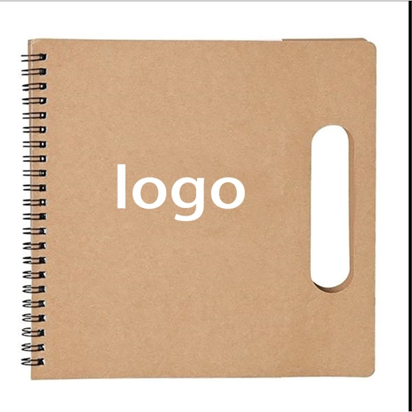 Spiral Notebook With Pen And Sticky Notes