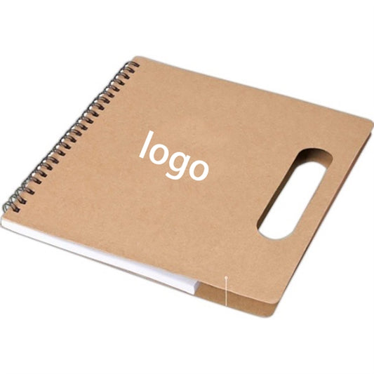 Spiral Notebook With Pen And Sticky Notes