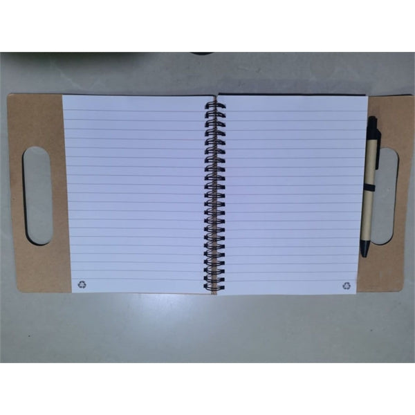 Spiral Notebook With Pen And Sticky Notes