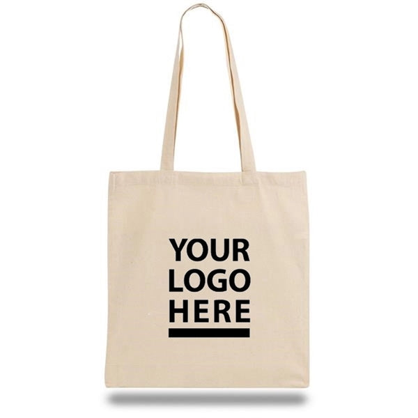 Natural Canvas Convention Tote Bag With Shoulder Strap