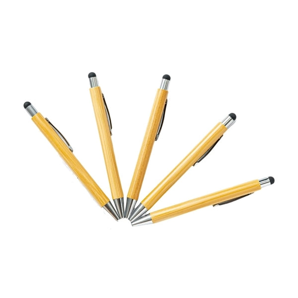 Eco-friendly Bamboo Pen with Stylus