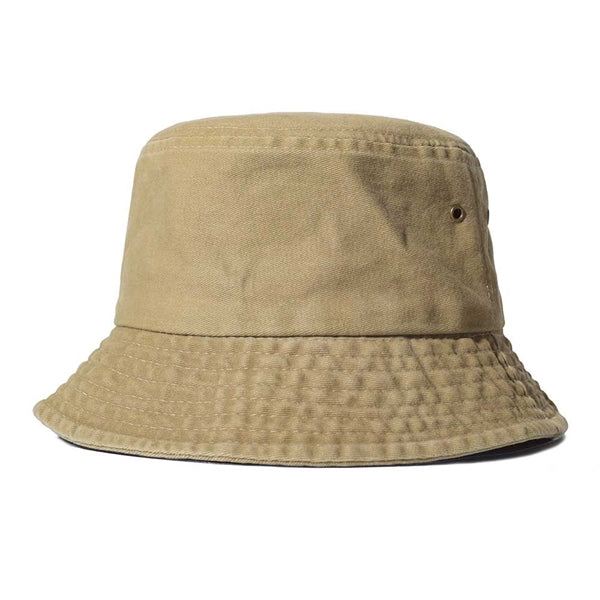 Vintage Cotton Denim Bucket Hat