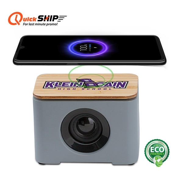 Tulare Eco-Friendly Cement & Bamboo Speaker and Wireless Cha