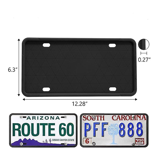 Silicone License Plate Frame
