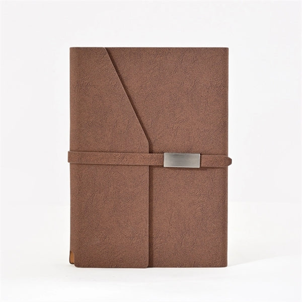 Classic PU Leather Soft Hardcover 5 1/2" W x 8" H Notebook