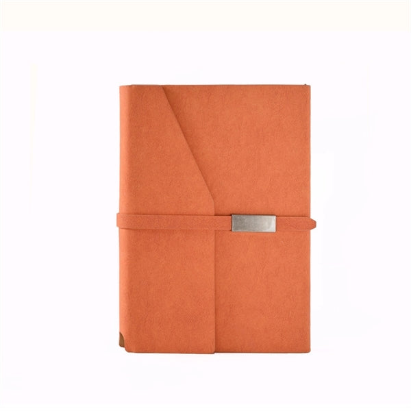 Classic PU Leather Soft Hardcover 5 1/2" W x 8" H Notebook
