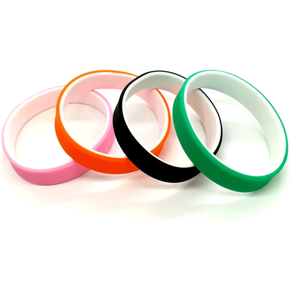 Double side Silicone Wristbands