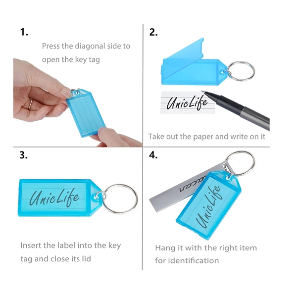 Plastic Key Tags