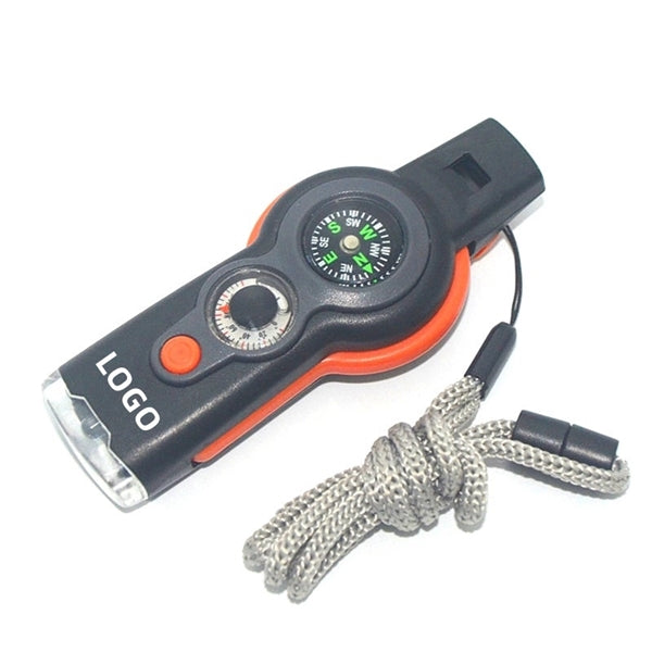 Outdoor 7 In 1 Multifunctional Survival Whistle