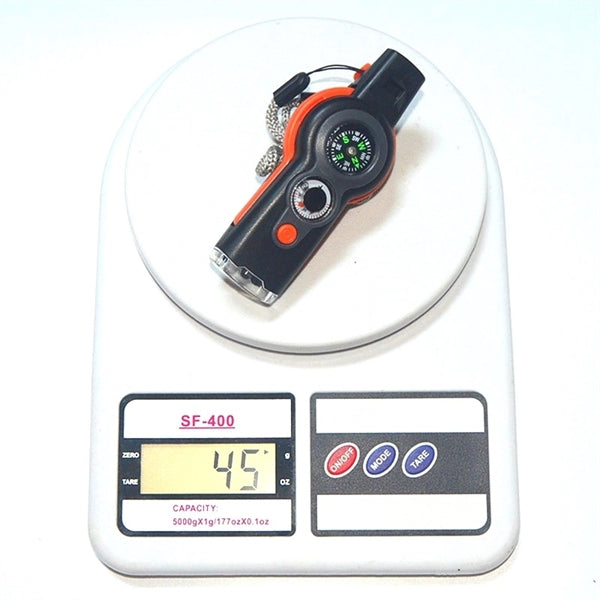 Outdoor 7 In 1 Multifunctional Survival Whistle