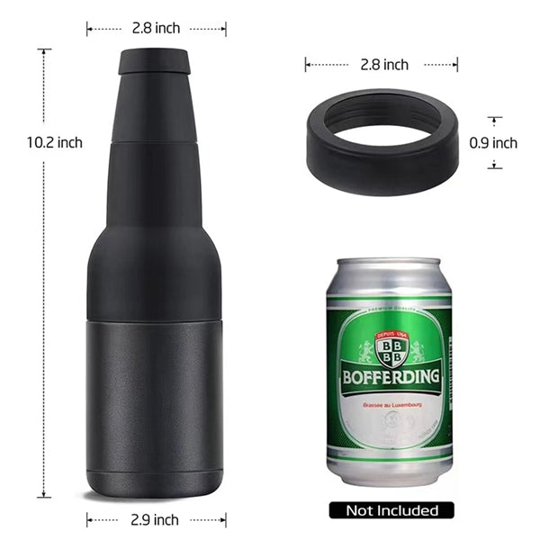 Stainless Steel Beer Can With Opener