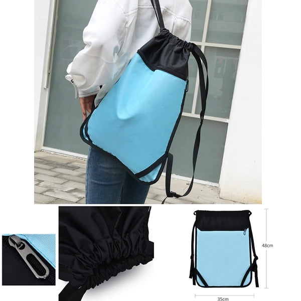 Durable Drawstring Backpack Gym Bag