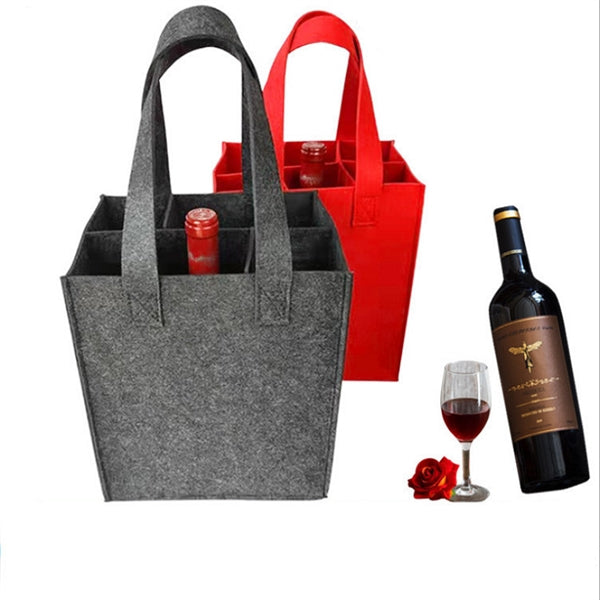 6 Bottle Blankets Wine Tote Bag