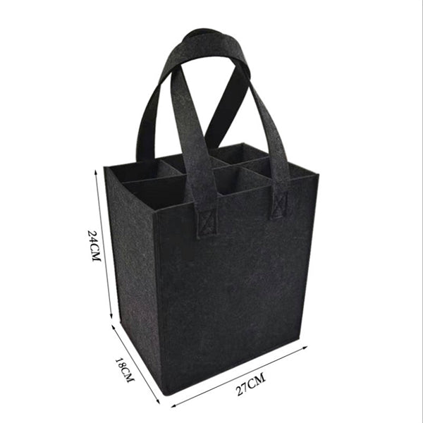 6 Bottle Blankets Wine Tote Bag