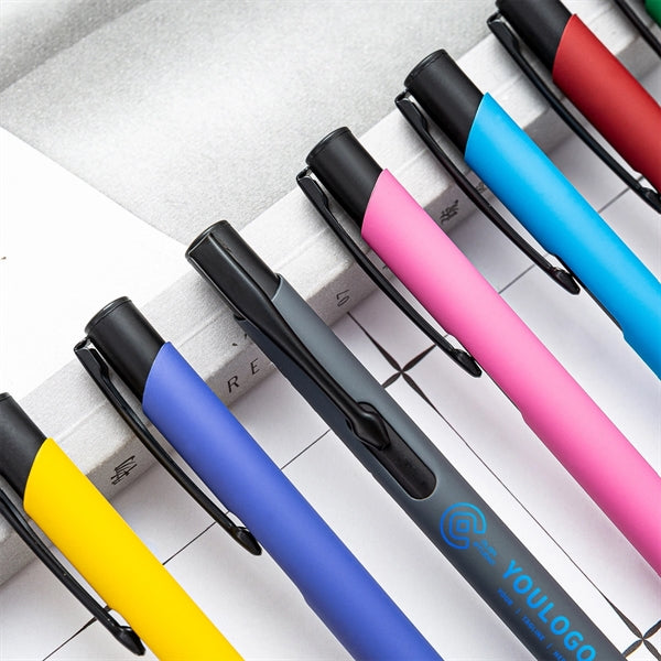Advanced Colorful Aluminum Alloy Chrome Pen Body Click Ball
