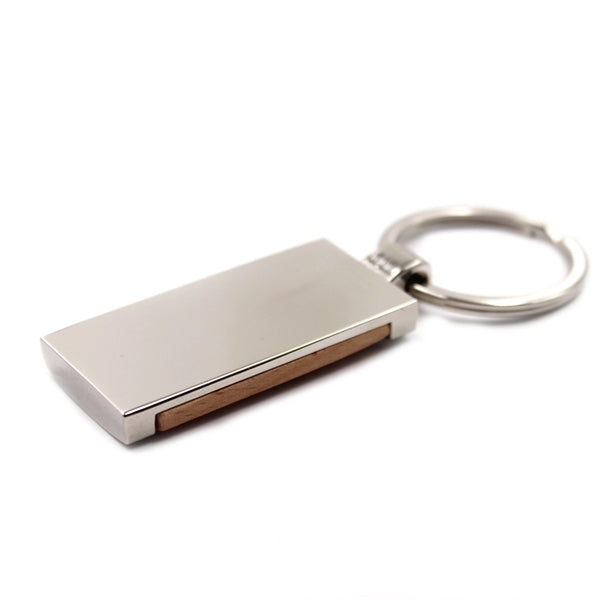 Wood Metal Key chain