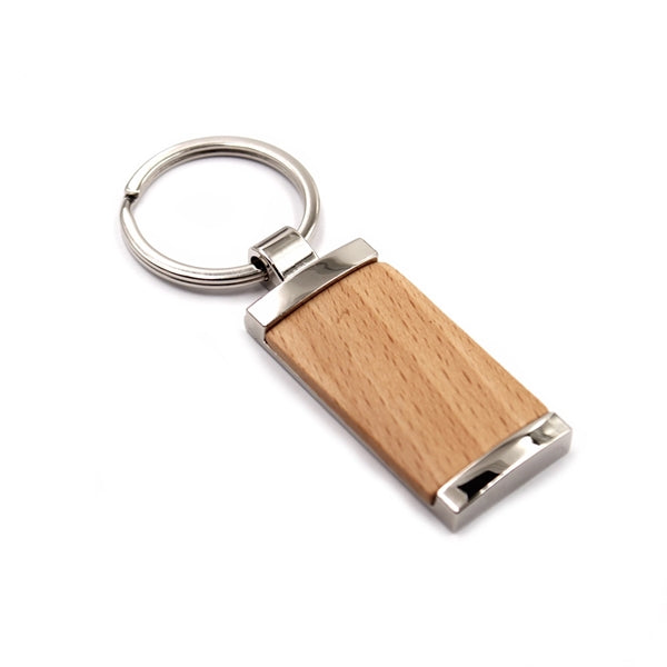 Wood Metal Key chain