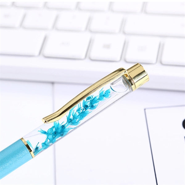 Liquid Flower Ballpoint Pens