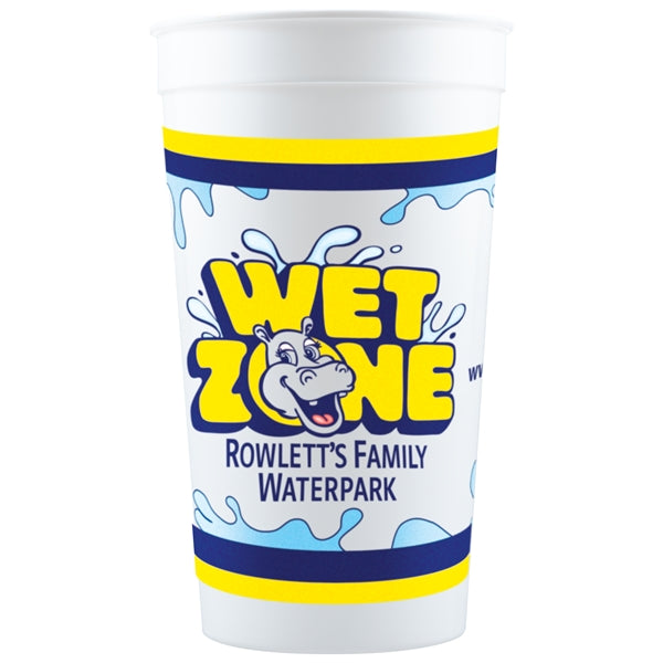 32 oz Stadium Cup - White - Hi-Speed