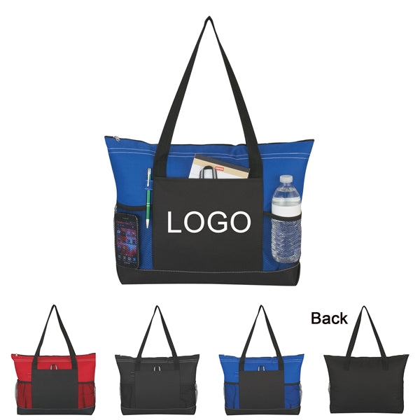 Zippered Journey Tote Bag