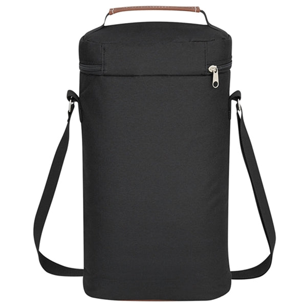 2 Bottle Wine Tote Carrier Cooler Bag