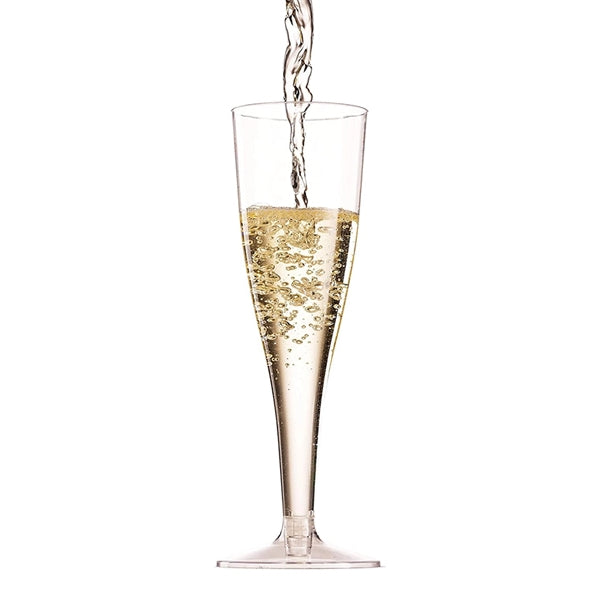 Clear Plastic Toasting Glasses
