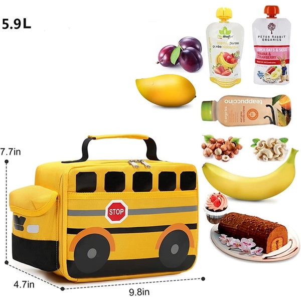 School Bus Insulated Lunch Box