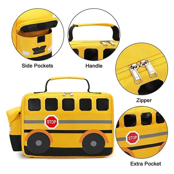 School Bus Insulated Lunch Box
