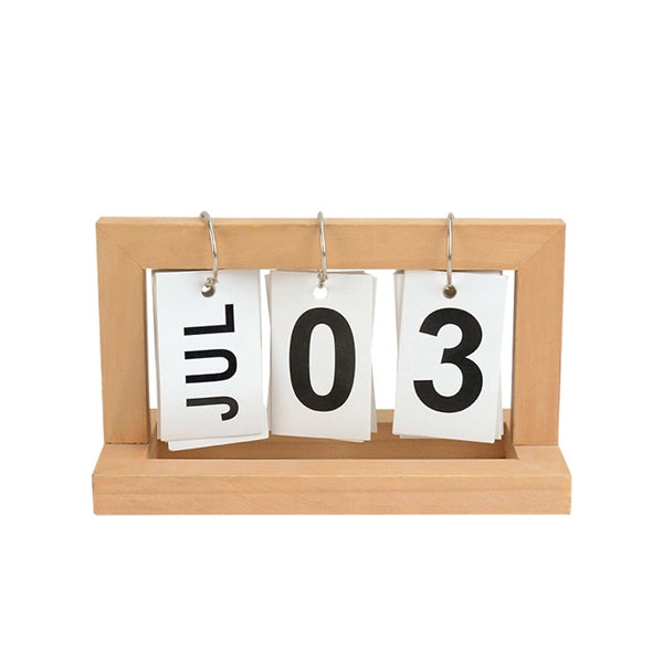 Wooden Frame Vintage 2023 Desk Calendar
