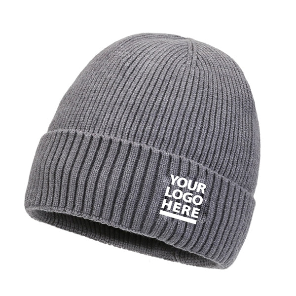 Winter Hats For Men Cuff Fleece Beanie