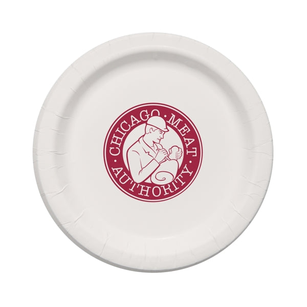 7" Coated Paper Plate - White - Tradition