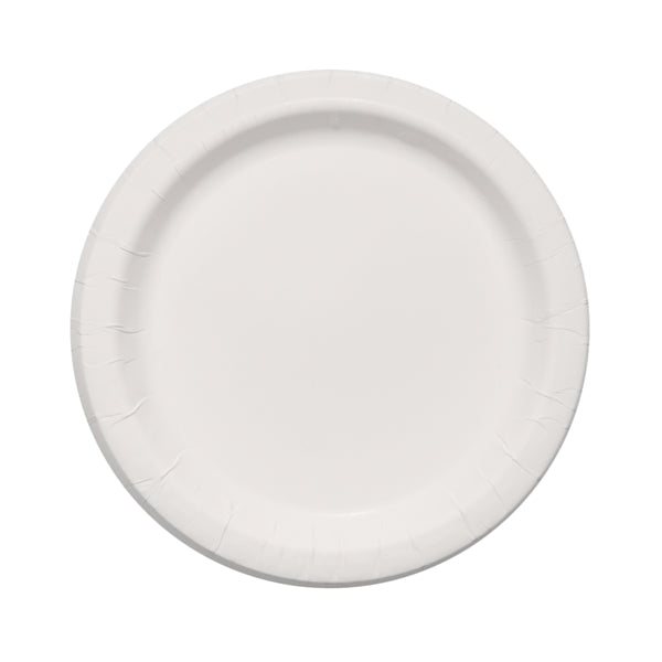 7" Coated Paper Plate - White - Tradition