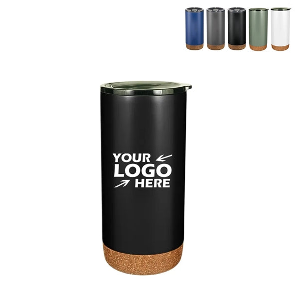 16oz Travel Tumblers with Cork Bottom