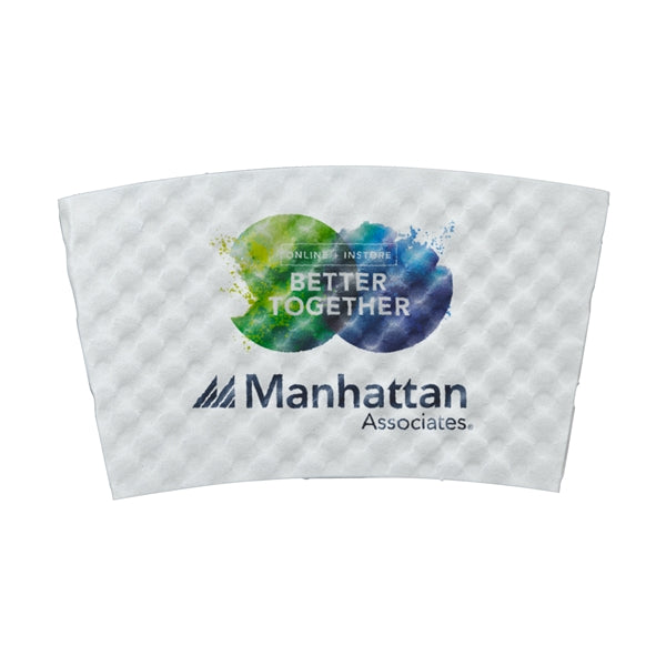 8/9 oz Beverage Wrap - White
