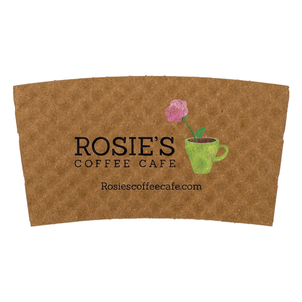 12/16/20/24 oz Beverage Wrap - Kraft
