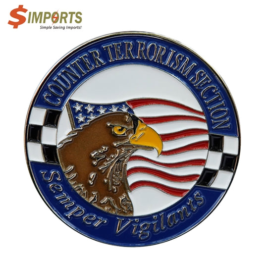Soft Enamel Iron Coin (Simports)