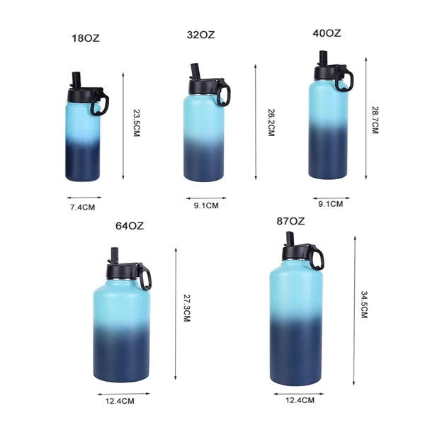 32 Oz Stainless Steel Vacuum Insulated Sports Water Bottle