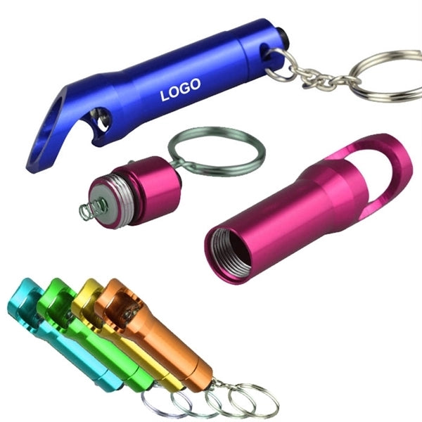 Aluminum LED Opener Key Chain