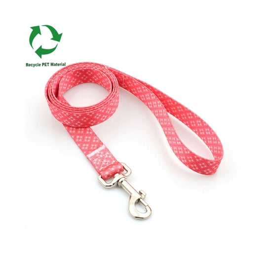 3/4" rPET Eco-friendly Sublimation Pet Leash Metal Carabiner