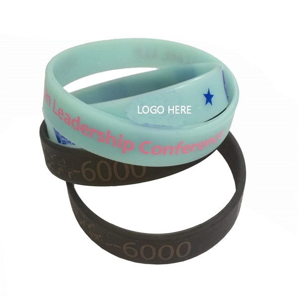 Glow in the Dark Silicone Wristbands UV color changing