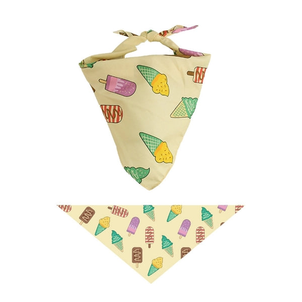 Polyester Tringle Pet Bandana Bib Scarf