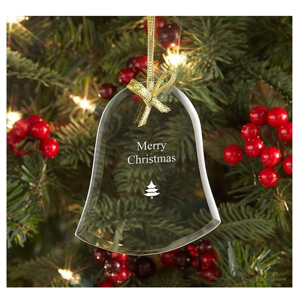 Clear Bell Shaped Ornaments