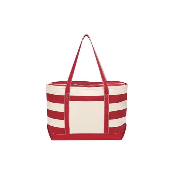Cotton Canvas Nautical Tote Bag