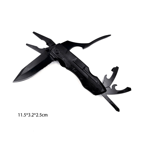 Multitool With Spring-Action Pliers & Scissors