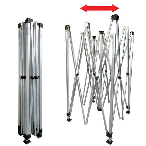 Fully Enclosed Tent with Detachable Graphic