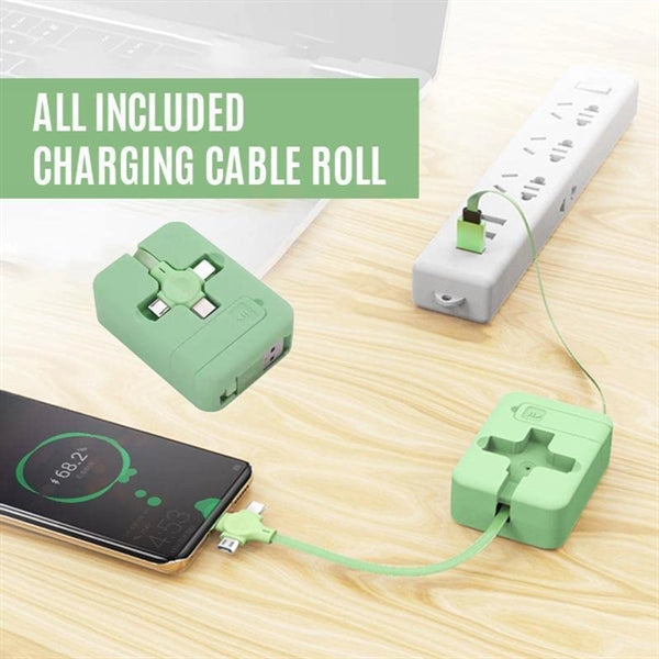 3 In 1 Retractable Fast Charging Cable