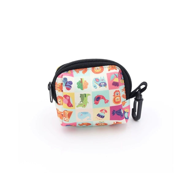 Pet Poop Waste Sublimation Bag Dispenser w/ Metal Carabiner
