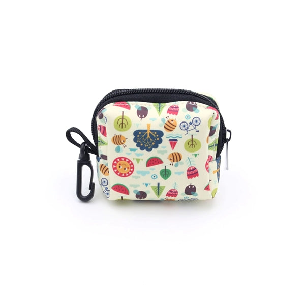 Pet Poop Waste Sublimation Bag Dispenser w/ Metal Carabiner