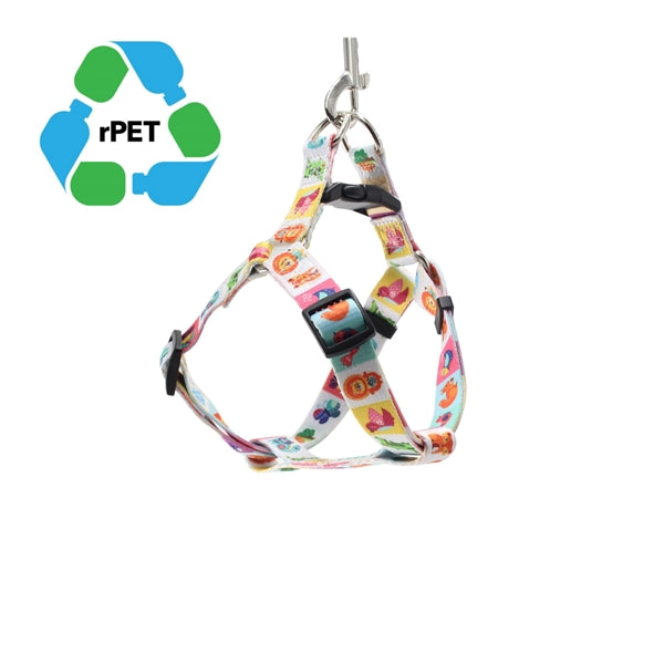 5/8"23" rPET Ecofriendly Sublimation Strong Pet Vest Harness